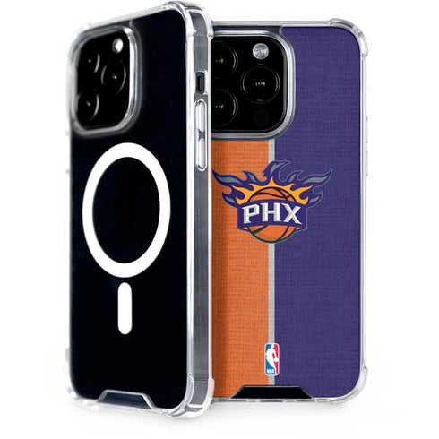 NBA Phoenix Suns Canvas iPhone 15 Pro MagSafe Case